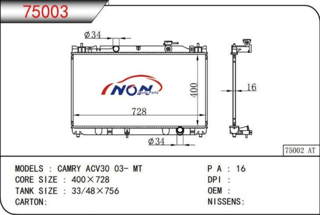 CAMRY ACV30 03- MT  