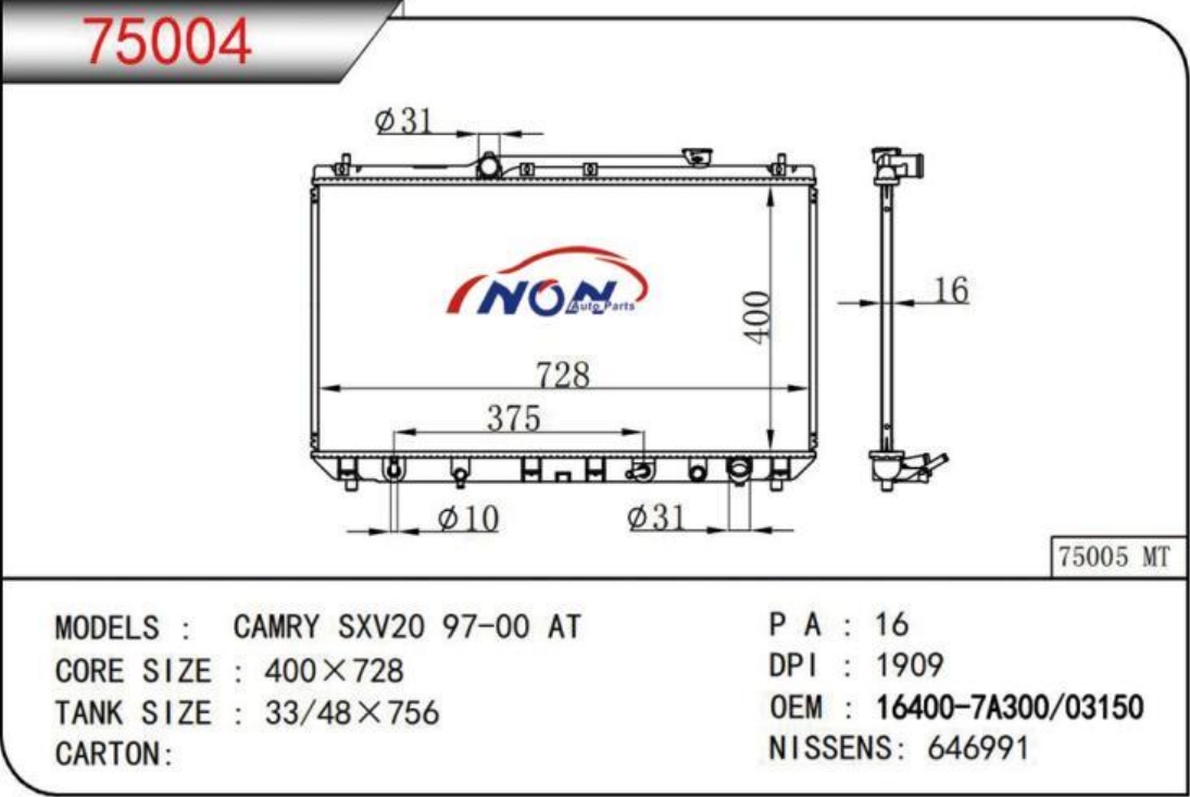 CAMRY SXV20 97-00 AT  