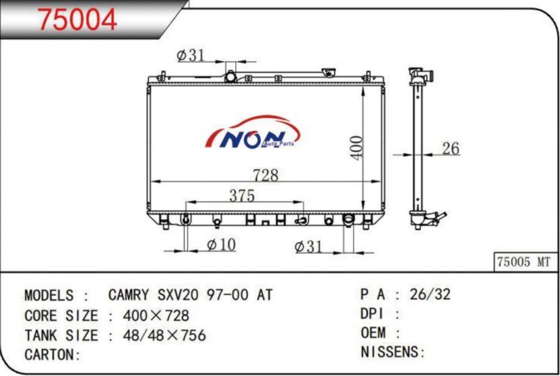 CAMRY SXV20 97-00 AT 