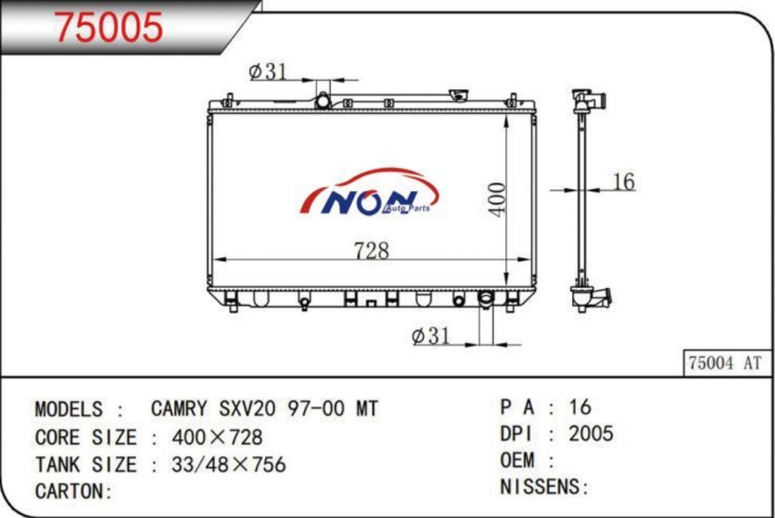 CAMRY SXV20 97-00MT  