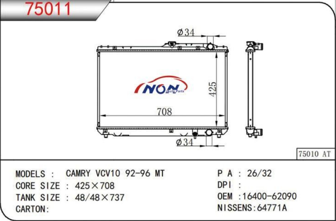  CAMRY VCV10 92-96 MT 