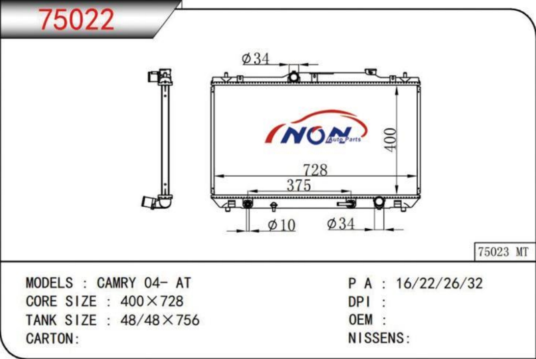 CAMRY 04- AT 