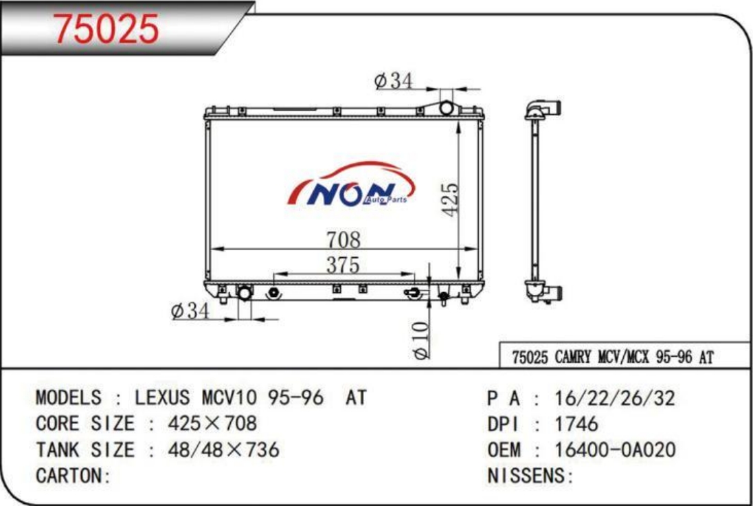 LEXUS MCV10 95-96 AT  