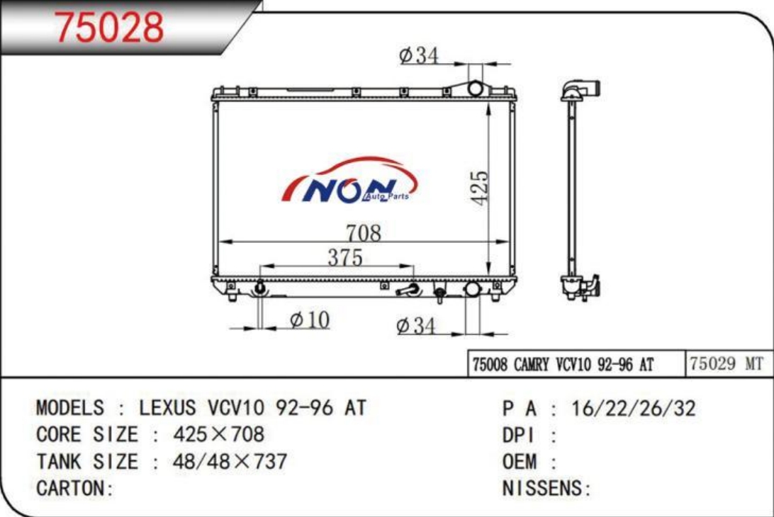 LEXUS VCV10 92-96 AT 