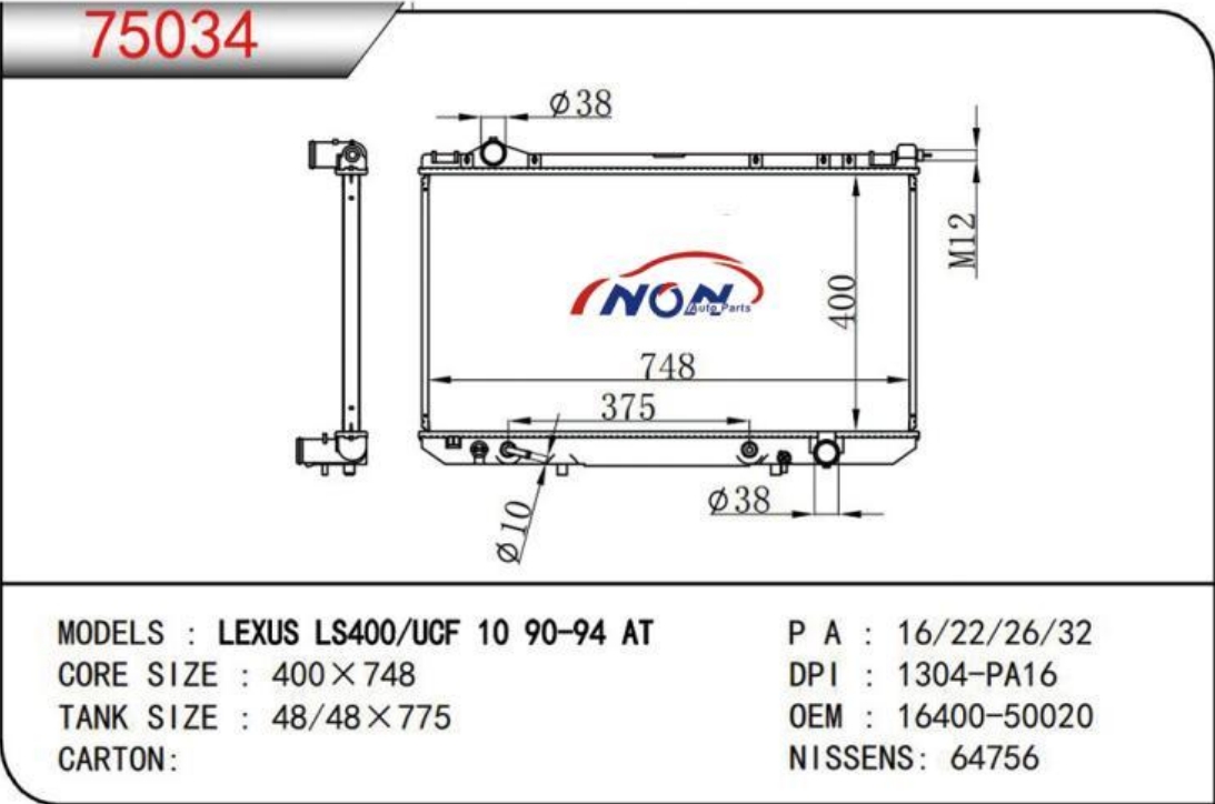 LEXUS LS400/UCF 10 90-94 AT  