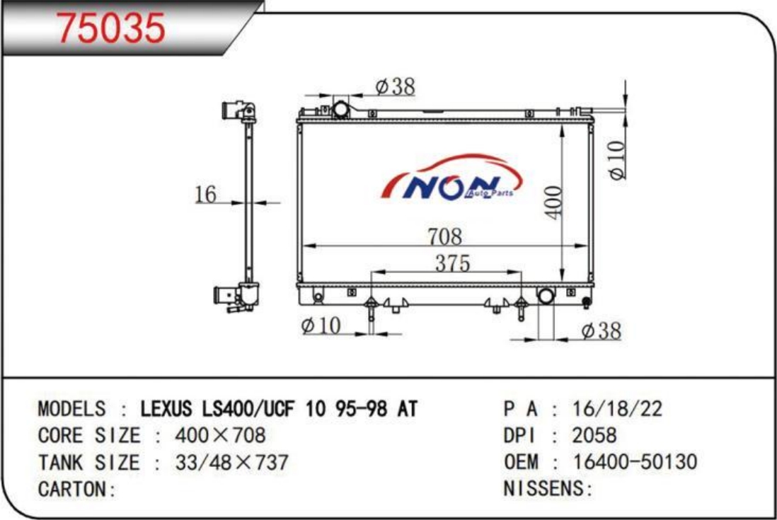 LEXUS LS400/UCF 10 95-98 AT 