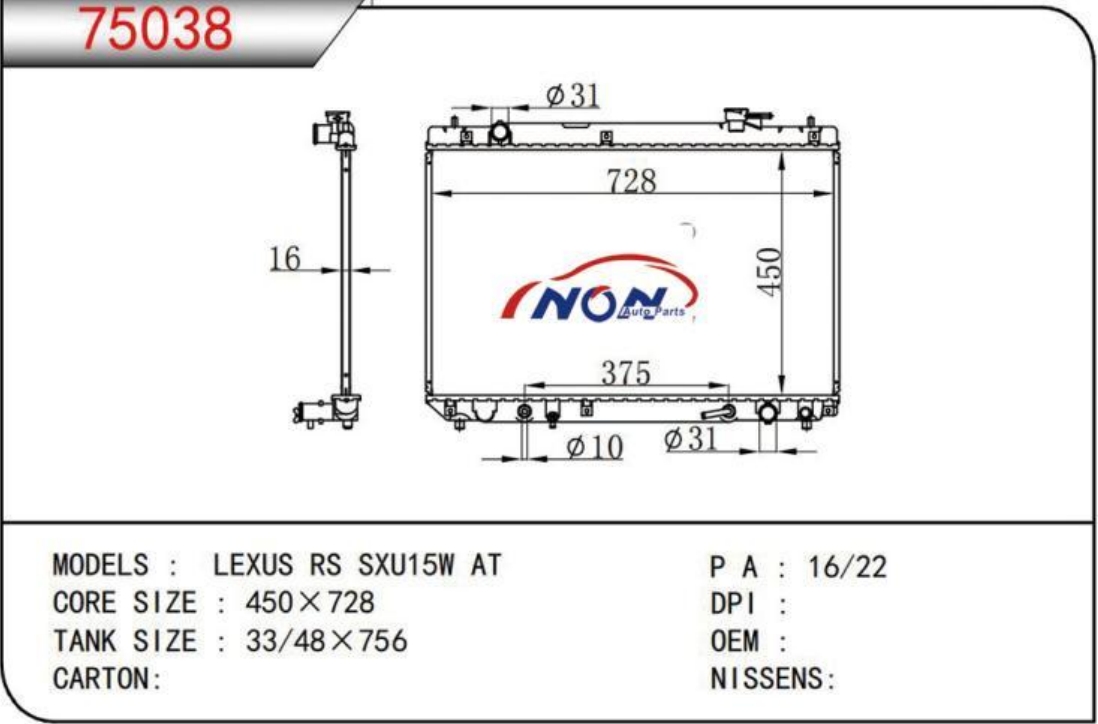 LEXUS RS SXU15W AT 