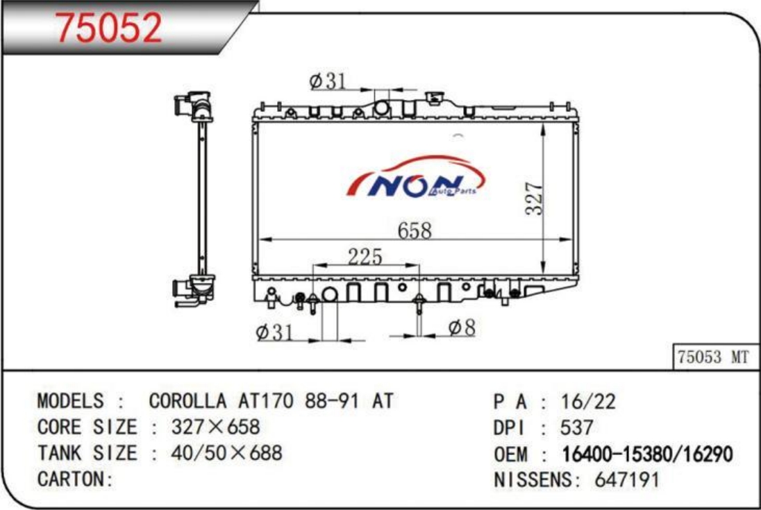 COROLLA AT170 88-91 AT  