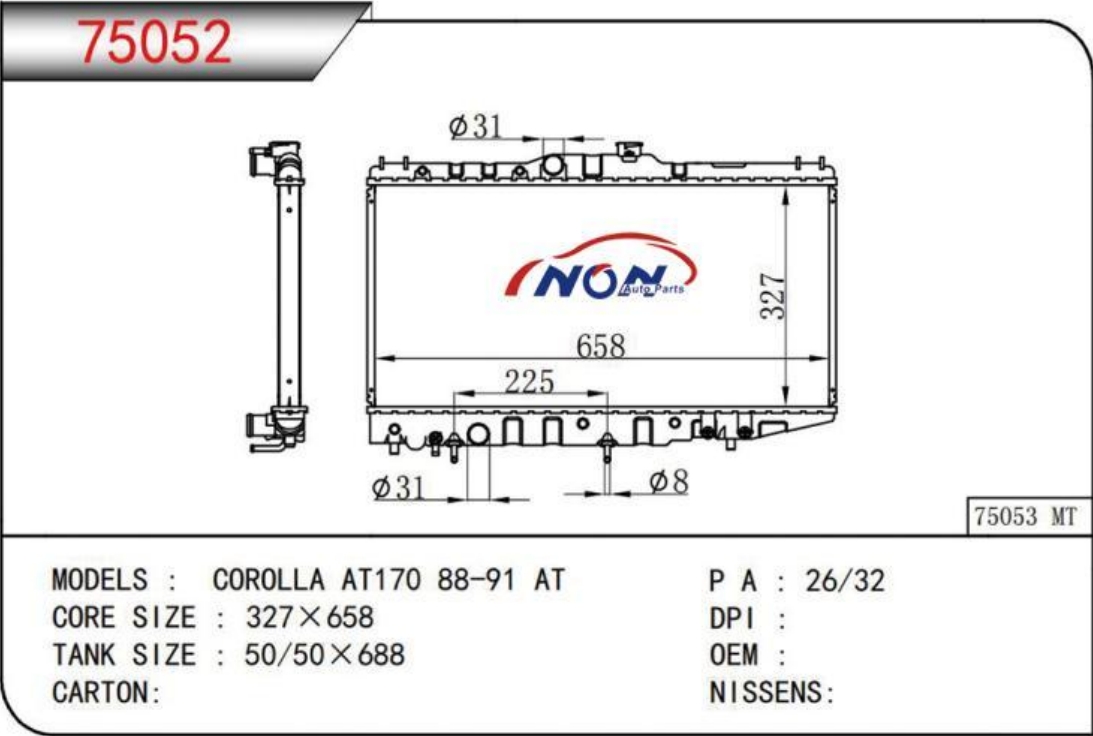 COROLLA AT170 88-91 AT  