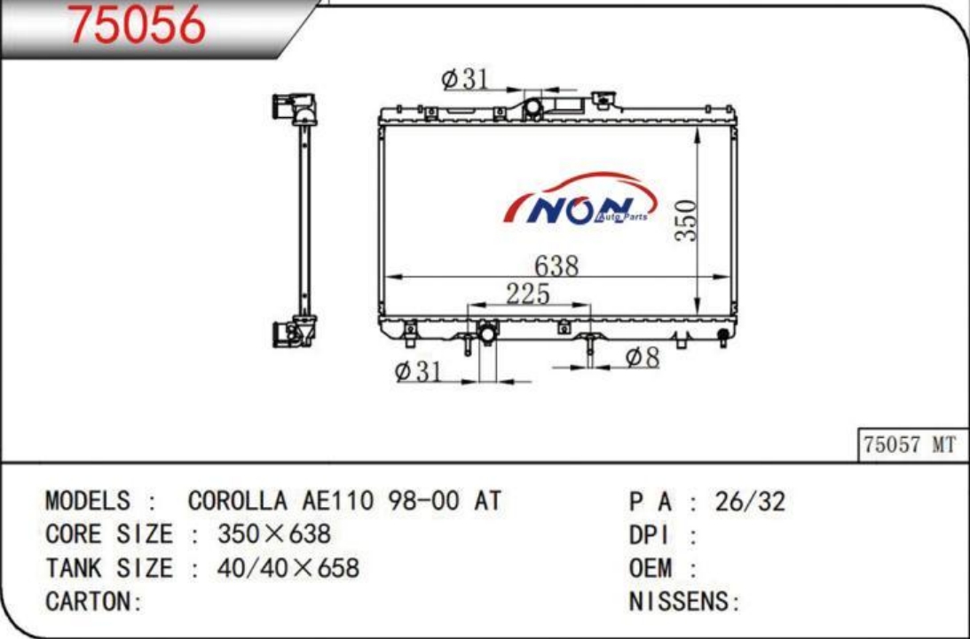 COROLLA AE110 98-00 AT  