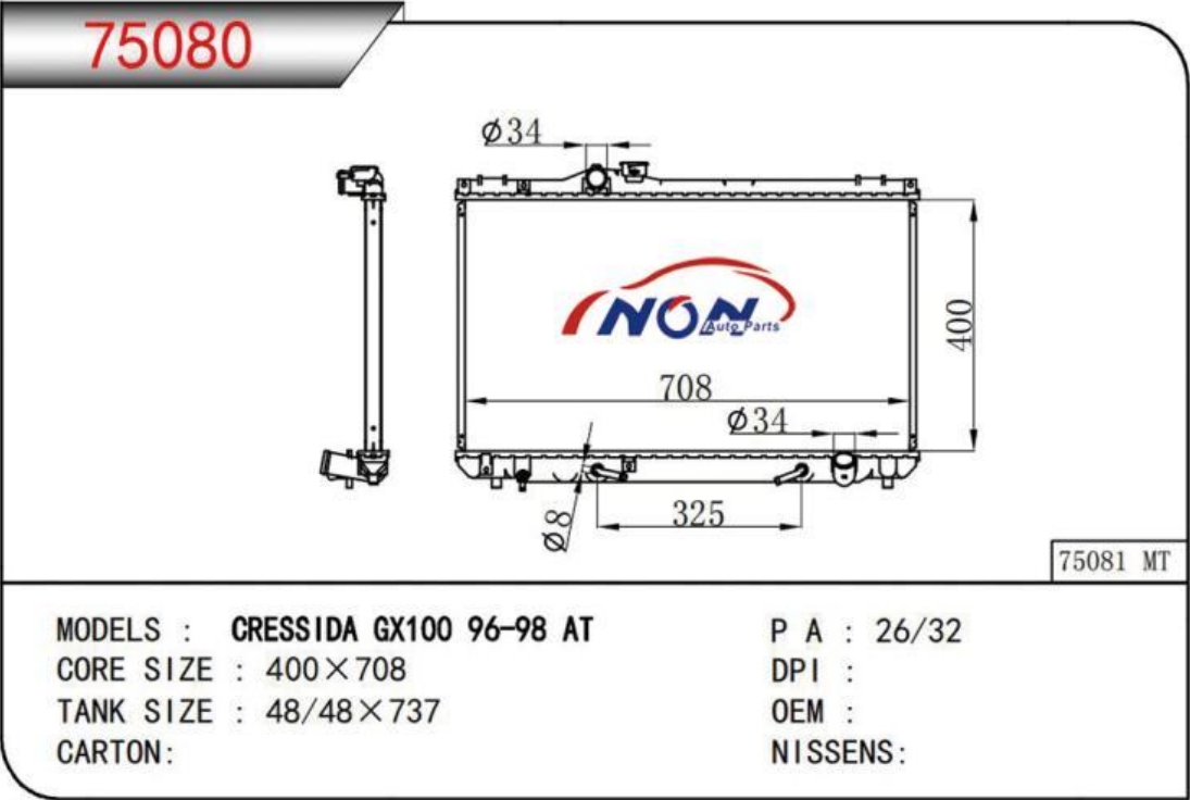 CRESSIDA GX100 96-98 AT  