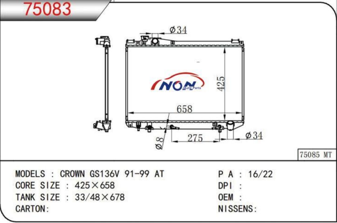 CROWN GS136V 91-99 AT 