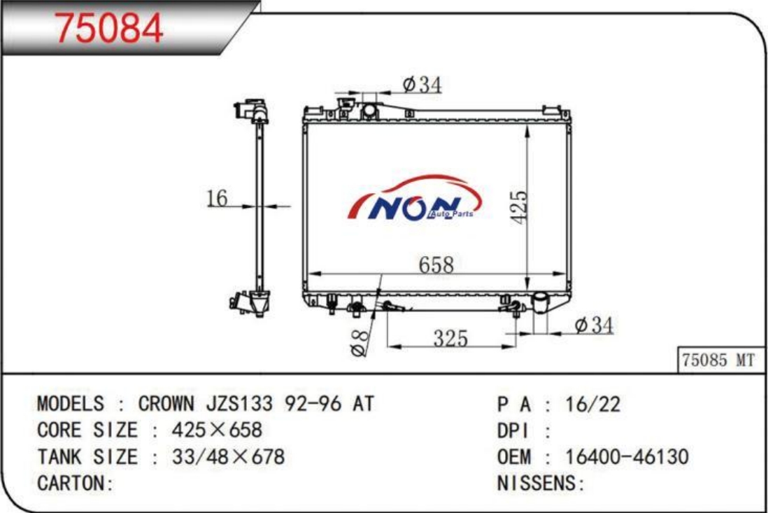 CROWN JZS133 92-96 AT 