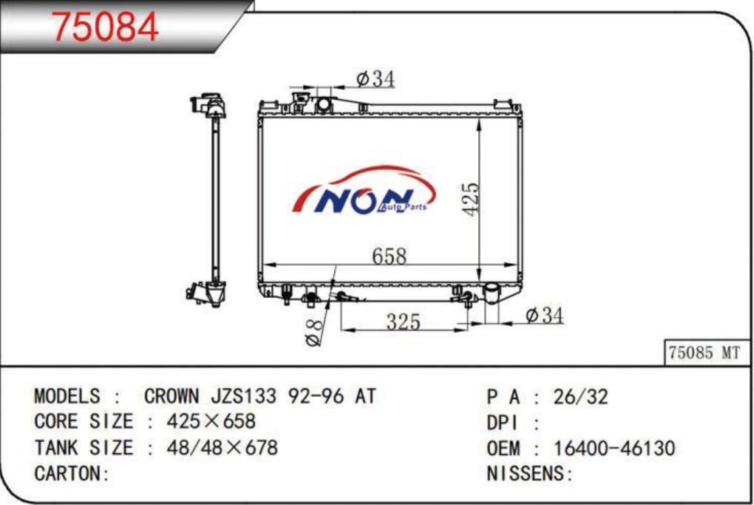 CROWN JZS133 92-96 AT  