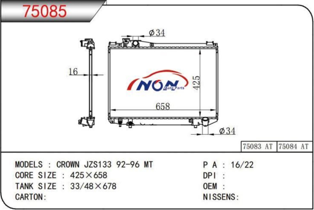 CROWN JZS133 92-96 MT 