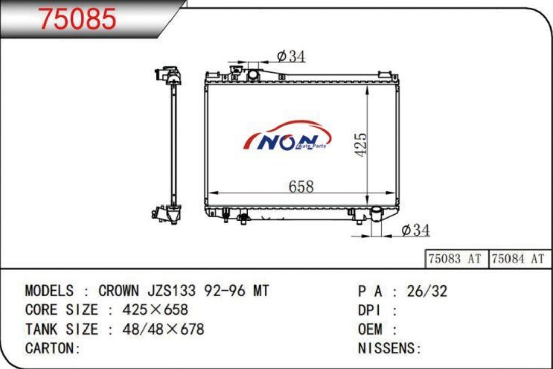 CROWN JZS133 92-96 MT  