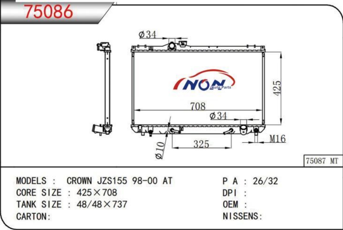 CROWN JZS155 98-00 AT 