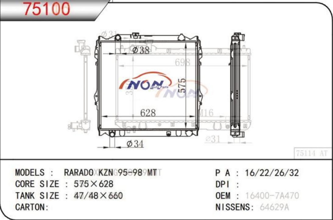 RARADO KZN 95-98 MT 