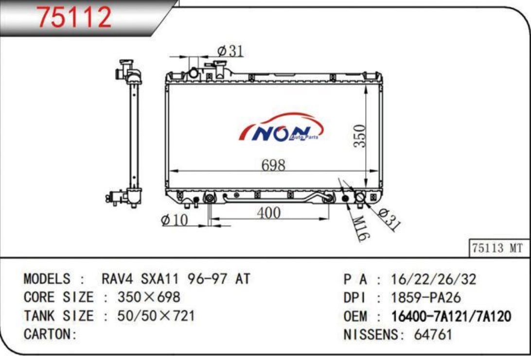 RAV4 SXA11 96-97 AT 