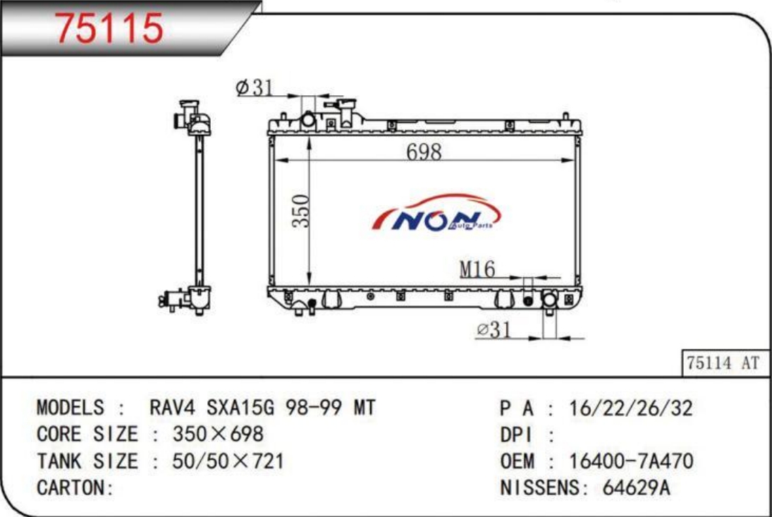 RAV4 SXA15G 98-99 MT  