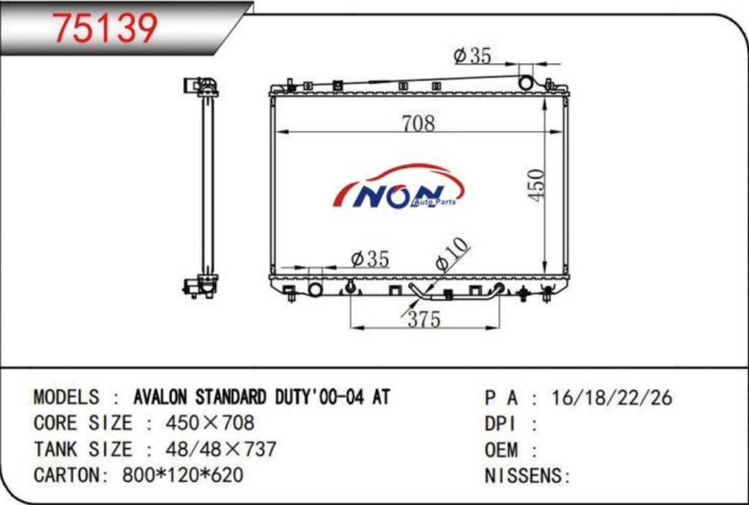 AVALON STANDARD DUTY 00-04 AT  