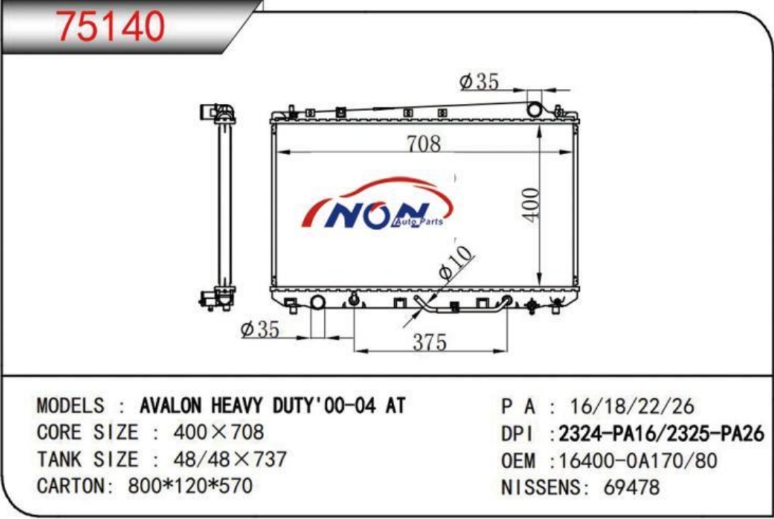 AVALON HEAVY DUTY 00-04 AT  