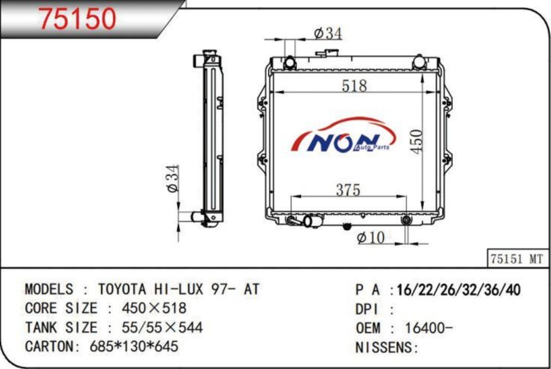 TOYOTA HI-LUX 97- AT  