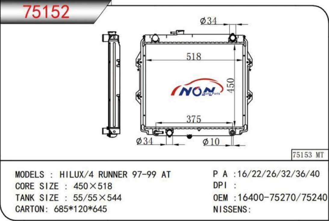 HILUX/4 RUNNER 97-99 AT 