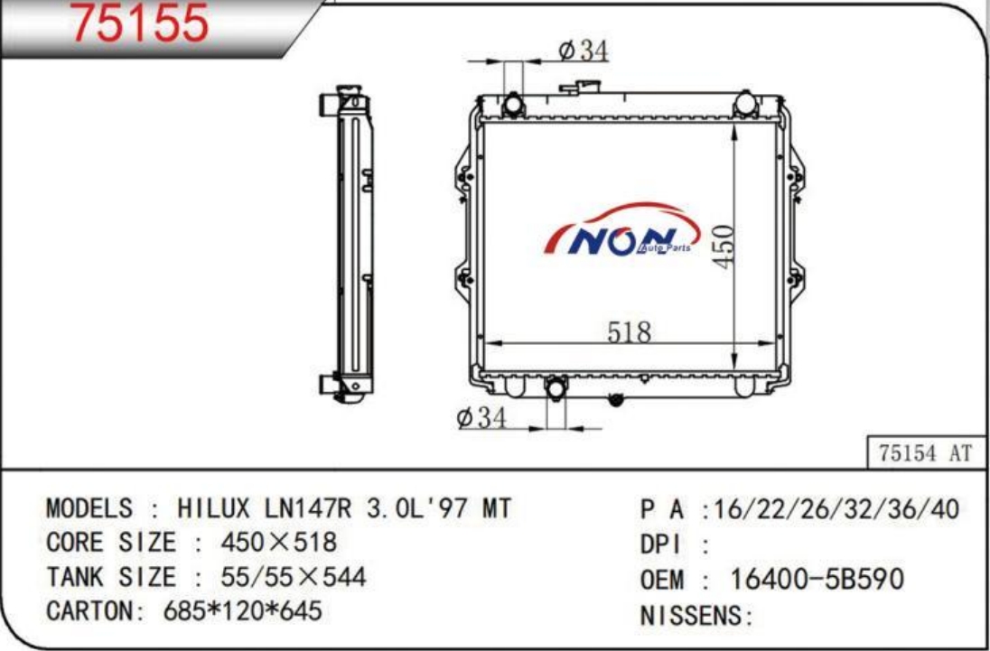 HILUX LN147R 3.0L 97 MT 