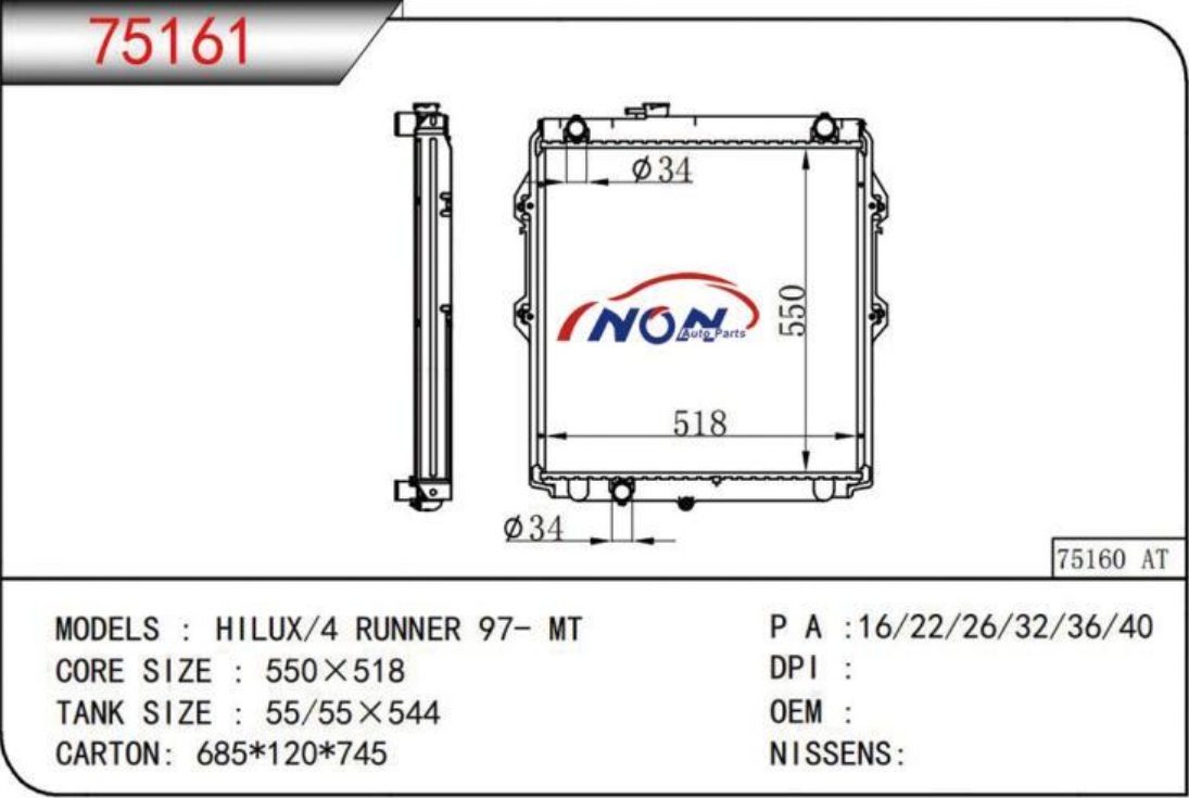 HILUX/4 RUNNER 97- MT 