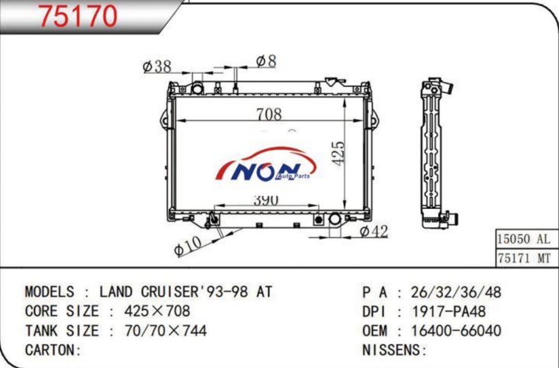 LAND CRUISER 93-98 AT 