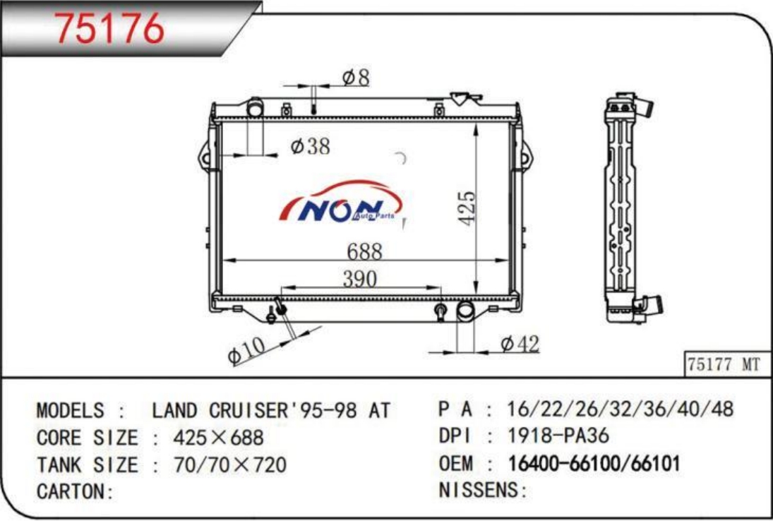 LAND CRUISER 95-98 AT  