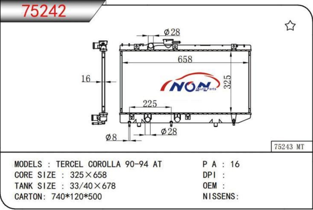 TERCEL COROLLA 90-94 AT  