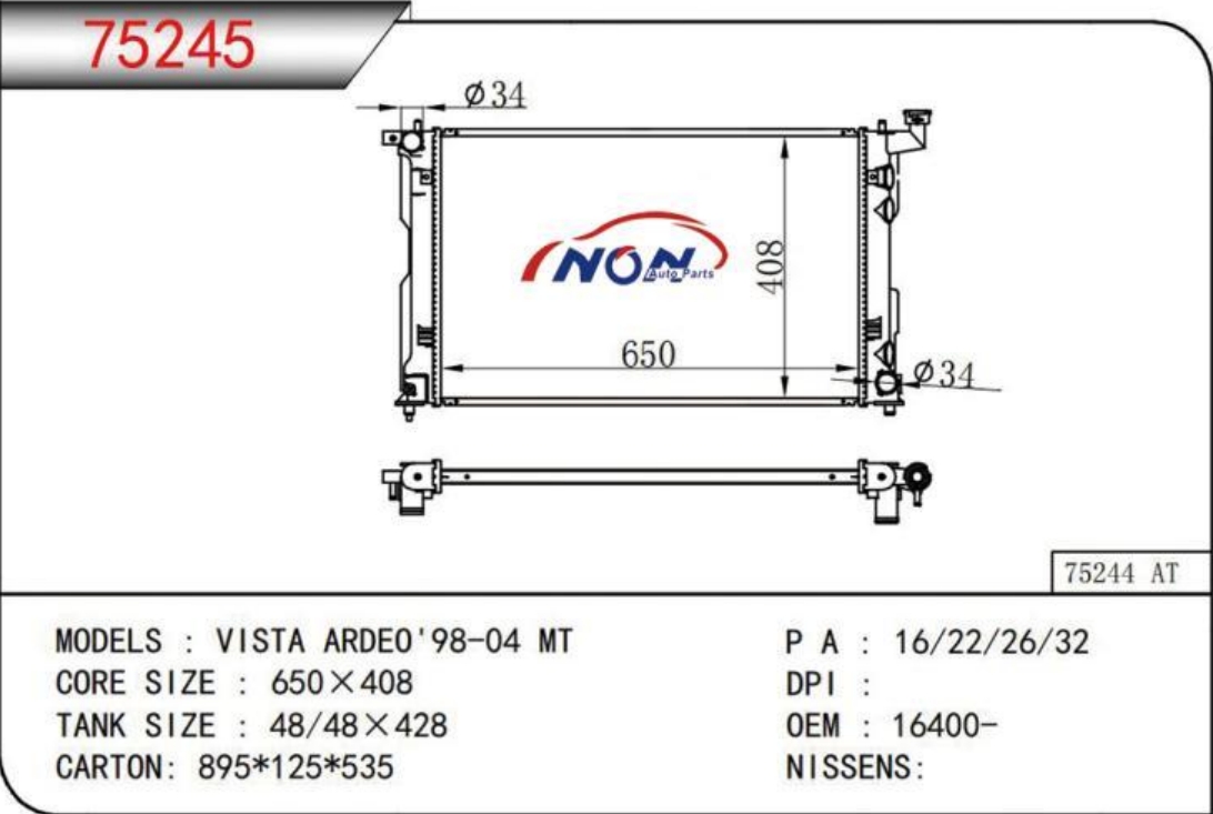 VISTA ARDEO 98-04 MT 