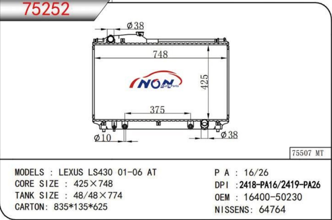 LEXUS LS430 01-06 AT  