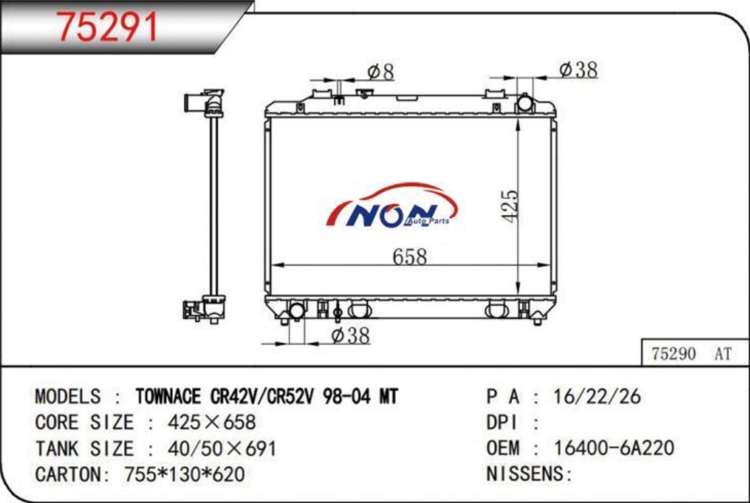 TOWNCE CR42V/CR52V 98-04 MT  