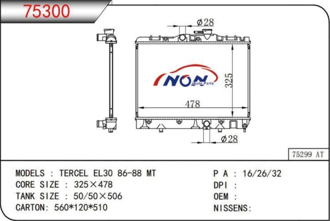 TERCEL EL30 86-88 MT  