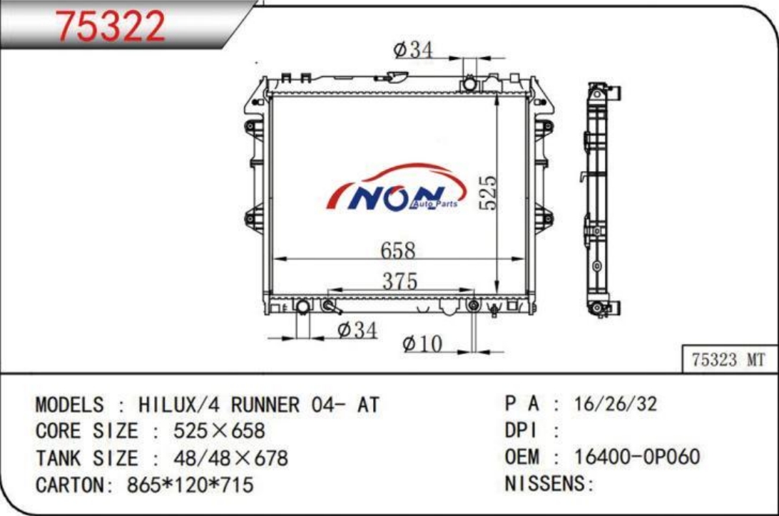 HILUX/4 RUNNER 04- AT  