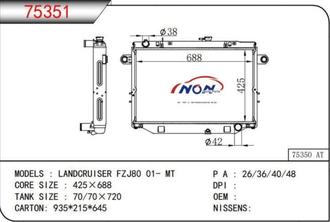 LANDCRUISER FZJ80 01- MT 