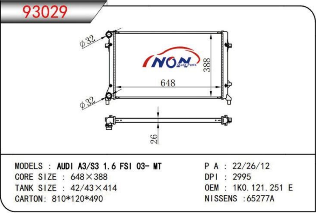 AUDI A3/S3 1.6 FSI 03-MT