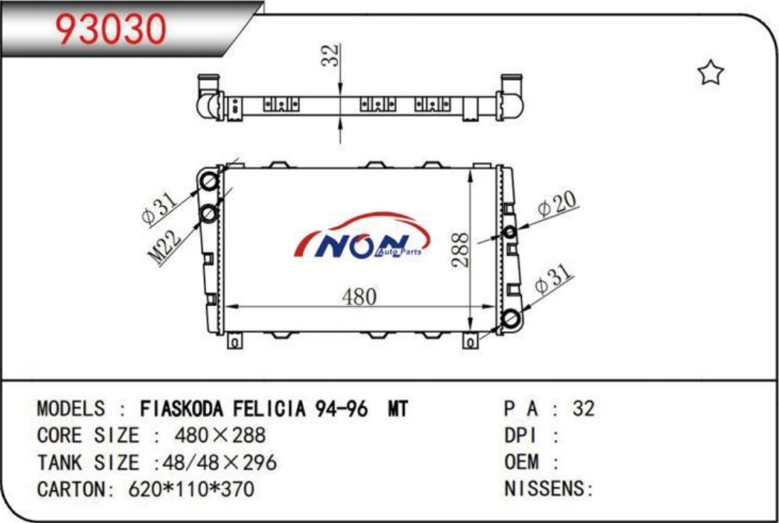 FIASKODA FELICIA 94-96 MT 